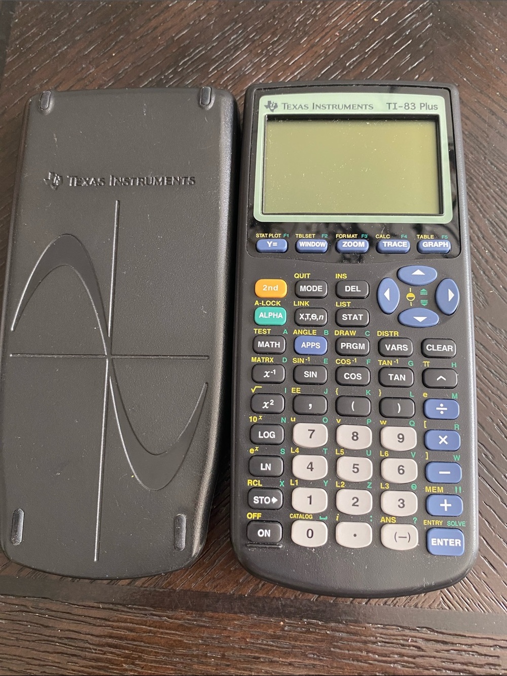 Texas Instruments TI-83 Plus Graphing Calculator - Black with Gray Keys